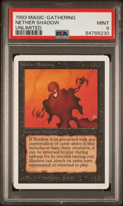 Nether Shadow - Unlimited - MINT - PSA 9. POP 13. More MTG in store. - Image 1