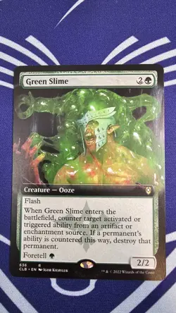 Green Slime (Extended Art) Commander Legends: Battle for Baldur's Gate Regular - Image 1