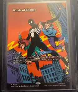 Winds of Change - Borderless - MtG Spider-Man - NM - Image 1