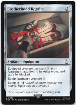 Brotherhood Regalia Normal U Universes Beyond: Assassin's Creed 71 NM - Image 1