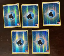 x17 Card Lot Water Energy Prize Pack Line Holo Pokemon Series 1 & 2 Card Promo - Image 2