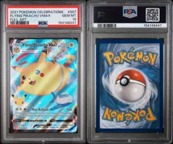 PSA 10 - Pokemon Flying Pikachu VMAX 007/025 Celebrations Holo - Image 3