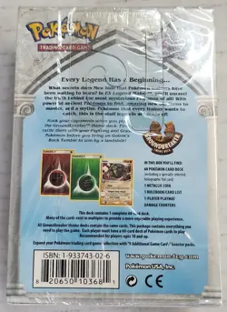 2004 POKEMON EX LEGEND MAKER GROUNDBREAKER THEME DECK FACTORY SEALED/NEW - Image 2