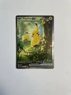 Pokemon Pikachu EX Thunderbolt Holo Rare Basic ASCEN 276/217 200 HP Card - Image 1
