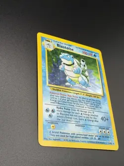 Pokemon TCG Vintage Blastoise 002/102 Base Set Holo - LP-/MP+ - Image 4