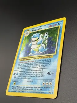 Pokemon TCG Vintage Blastoise 002/102 Base Set Holo - LP-/MP+ - Image 5