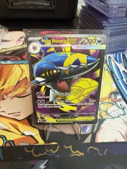 Pokemon Card Mega Sharpedo EX 113/094Phantasmal Flames Full Art - Image 1