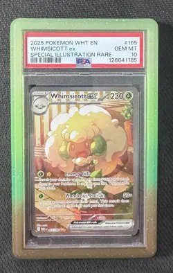 Pokemon Whimsicott EX 165 White Flare PSA 10 GEM MINT - Image 1