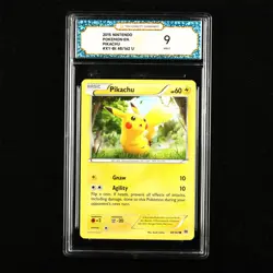 TQG 9 Mint 2015 Pokemon ENG Pikachu #XY-Bt 48/162 U - Image 1