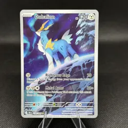 Pokemon Cobalion 144/086 Sv: Black Bolt Illustration Rare Holo NM - Image 1