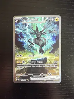 Pokemon Zekrom ex 166/086 Sv: Black Bolt Holo SIR English 230 HP Near Mint/ Mint - Image 1
