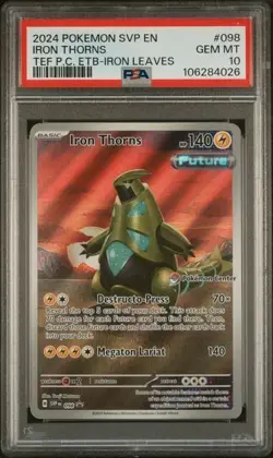 PSA 10 Iron Thorns #98 Pokemon Promo - Image 1