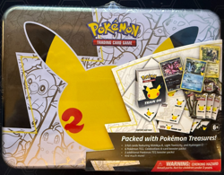 Pokemon TCG Celebrations 25th Anniversary Collectors Chest Lunch Box Tin Sealed 820650809415 - Image 1