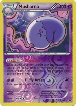 Damaged Musharna - 59/99 - Rare - Reverse Holo Pokemon Next Destinies - Image 1