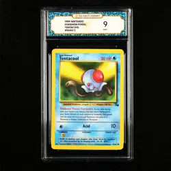 TQG 9 Mint 1999 Pokemon ENG Tentacool #56/62 C - Image 1