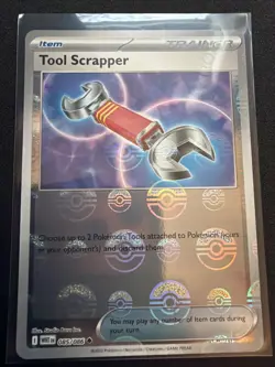 2025 Scarlet & Violet Series - White Flare Tool Scrapper Poke Ball #85 - Image 1