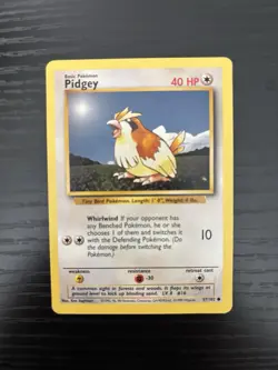 Pokemon Pidgey 057/102 Base Set Regular English 1999 WOTC - Image 1