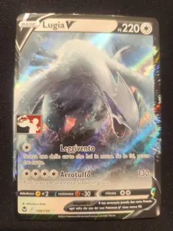 Carta Pokemon ARITA PSA PROMO STAMPED LEGA PLAY! LUGIA V #138/195 Holo ITA BGS - Image 2