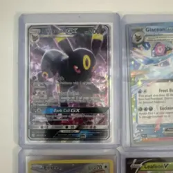 Pokemon Umbreon GX, Glaceon GX, Eevee, Leafeon V Lot - 4 Holo Promo English - Image 3
