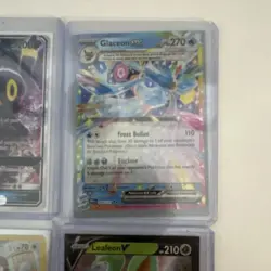 Pokemon Umbreon GX, Glaceon GX, Eevee, Leafeon V Lot - 4 Holo Promo English - Image 4