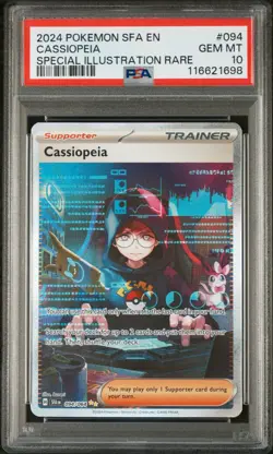 Pokemon Cassiopeia Shrouded Fable Special Illustration Rare #094 PSA 10 Gem Mint - Image 1