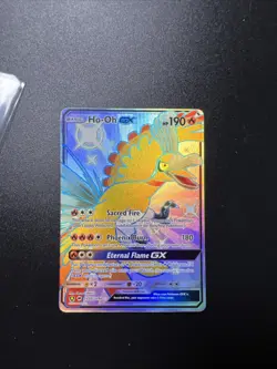 Ho-Oh GX SV50/SV94 Hidden Fates: Shiny Vault Holo Pokemon - Image 2