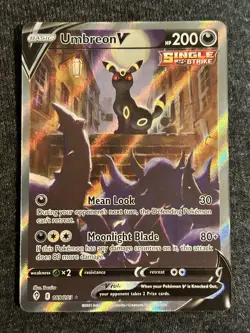 Pokemon Umbreon V 189/203 Alt Art Evolving Skies NM - Image 1