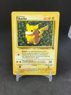 1999 Pokemon Pikachu #1 Black Star Promo - Image 1