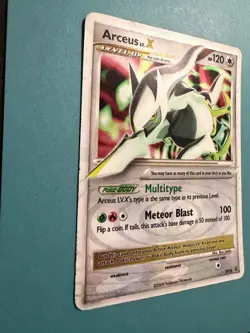 Pokemon TCG: Arceus LV.X DP56 Diamond and Pearl Black Star Promo MP - Image 2