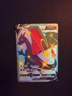 Shiny Charizard V Champions Path 079/073 Ungraded Near Mint Pokemon TCG 2020 - Image 1