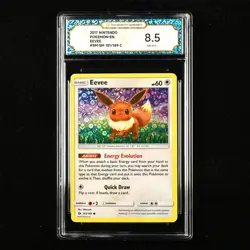 TQG 8.5 NM-MT+ 2017 Pokemon ENG Eevee #SM-SM 101/149 C - Image 1