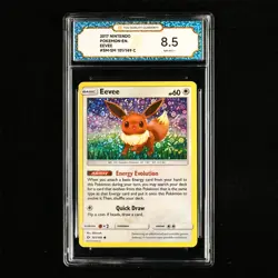 TQG 8.5 NM-MT+ 2017 Pokemon ENG Eevee #SM-SM 101/149 C - Image 2