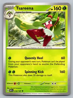Pokemon TCG SV03: Obsidian Flames Tsareena 018/197 - Image 1