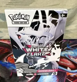 Pokemon Scarlet & Violet White Flare Booster Bundle 6 Packs English - Image 1