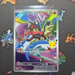 Litten #44 Pokemon Promo - First Partner - MINT - Image 1