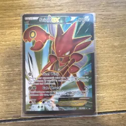 Pokemon Scizor EX Full Art Ultra Rare Holo 119/122 Breakpoint English 170 HP - Image 1
