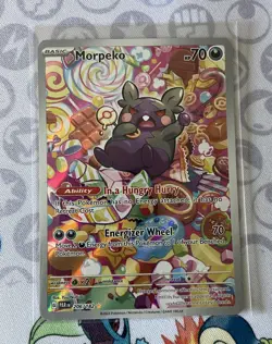Pokemon TCG Morpeko 206/182 Paradox Rift NM - Image 1