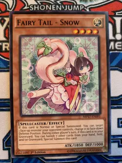YUGIOH Fairy Tail - Snow TDIL-EN042 MP17-EN091 1ST EDITION NM - Image 1