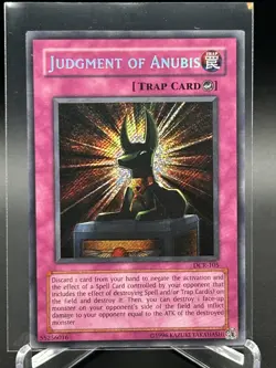 Yugioh TCG Judgment Of Anubis DCR-105 Dark Crisis Secret Rare Unlimited LP - Image 1