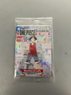 SEALED One Piece College Basketball US Voyage Promo Card IN HAND - Image 1