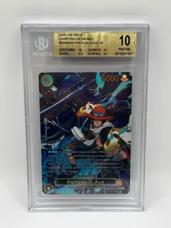 2025 ONE PIECE Portgas.D.Ace EB02-028 (SP) EB02-028 Carrying On His Will-BGS 10 - Image 2