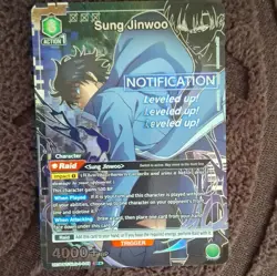 Bandai Union Arena Sung Jinwoo Raid SR Holo Alt Art UE78T7SLG1-049 - Image 1