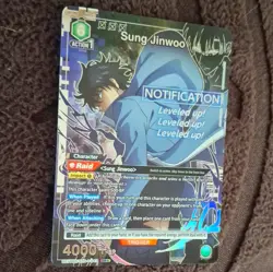 Bandai Union Arena Sung Jinwoo Raid SR Holo Alt Art UE78T7SLG1-049 - Image 2