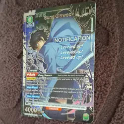 Bandai Union Arena Sung Jinwoo Raid SR Holo Alt Art UE78T7SLG1-049 - Image 3