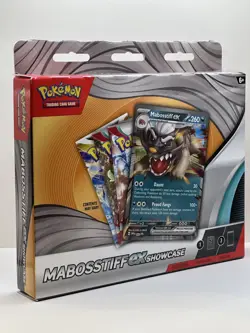 Pokemon Mabosstiff EX Showcase Box 3 Booster Packs Factory Sealed 1 Promo Card - Image 1