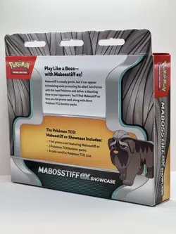 Pokemon Mabosstiff EX Showcase Box 3 Booster Packs Factory Sealed 1 Promo Card - Image 2