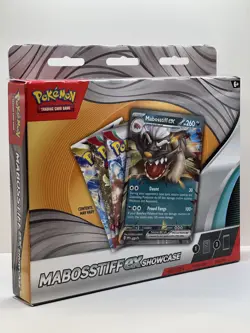 Pokemon Mabosstiff EX Showcase Box 3 Booster Packs Factory Sealed 1 Promo Card - Image 4