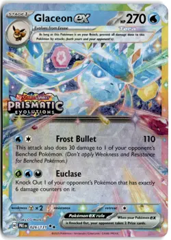 Glaceon ex - (Prismatic Evolutions Stamp) Promo Miscellaneous Cards & Products 0 - Image 1
