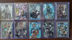 Goddess Story Anime Sexy ACG Doujin Card lot Black light reactive for some. - Image 3