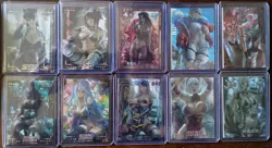 Goddess Story Anime Sexy ACG Doujin Card lot Black light reactive for some. - Image 4